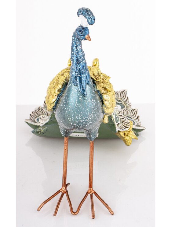MIAhome MIAhome Figurka Paw 20x31x115 cm PAVO Kolorowy