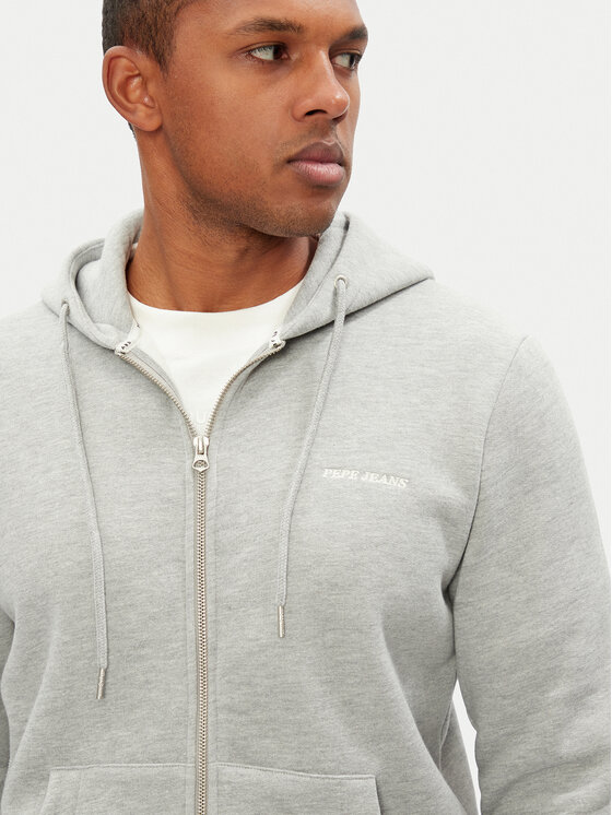 Pepe Jeans Pepe Jeans Bluză Damian PM582752 Gri Regular Fit