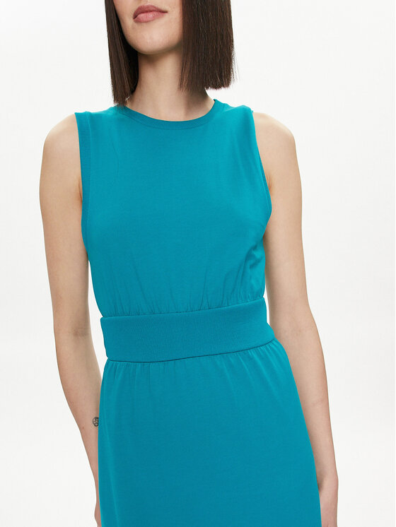 United Colors Of Benetton United Colors Of Benetton Rochie de vară 3L3XDV01G Verde Regular Fit