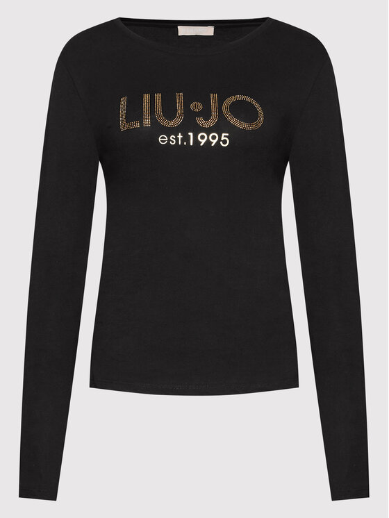 Liu Jo Liu Jo Μπλουζάκι WF2485 J6308 Μαύρο Regular Fit