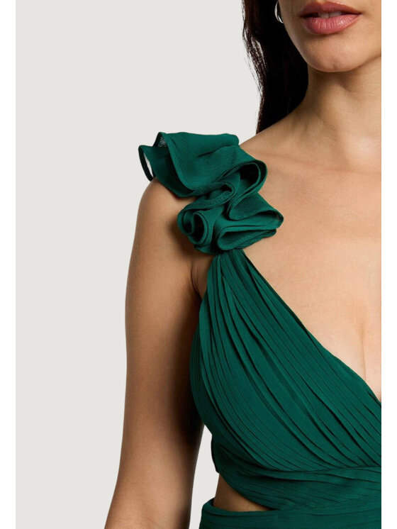 Morgan De Toi Morgan De Toi Vestito da giorno 251-RISSAL Verde Egg Fit