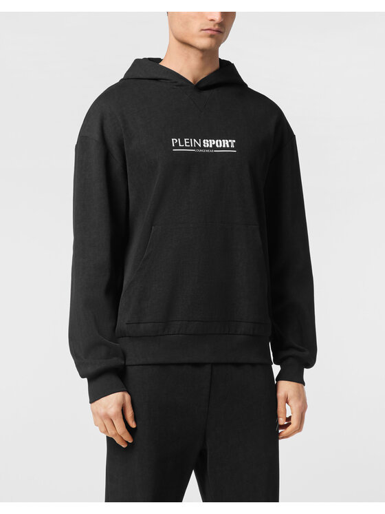 Plein Sport Plein Sport Bluza 24425 Czarny Regular Fit