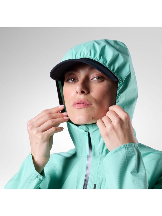 Rossignol Rossignol Kurtka przeciwdeszczowa W Rainproof 2.5L Shell Jkt Zielony jasny Regular Fit