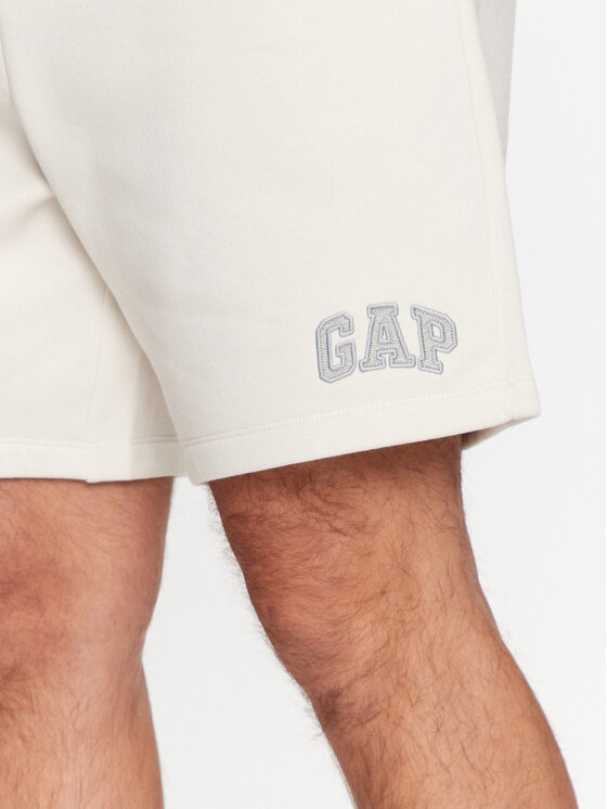 Gap Gap Športne kratke hlače 602248-05 Écru Regular Fit