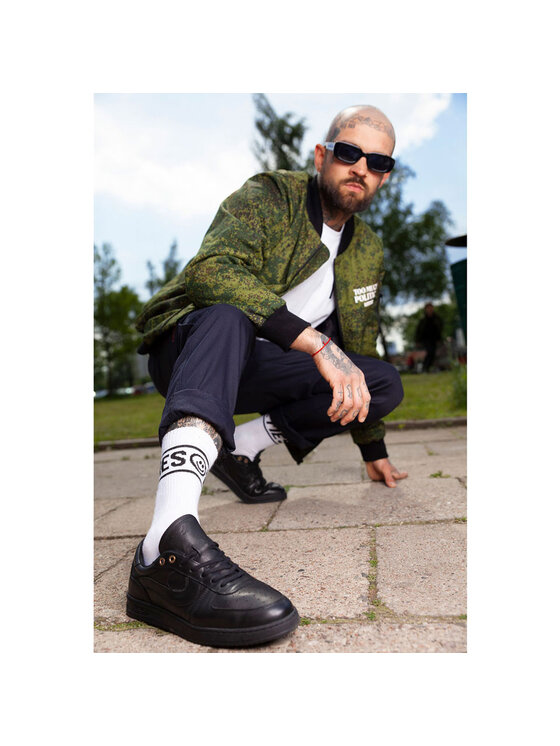 Zooksy Zooksy Skarpety wysokie unisex Nineties Biały