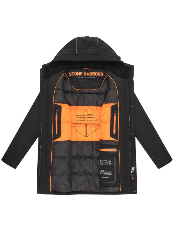 Stone Harbour Stone Harbour Kurtka zimowa Phinoo Czarny Regular Fit
