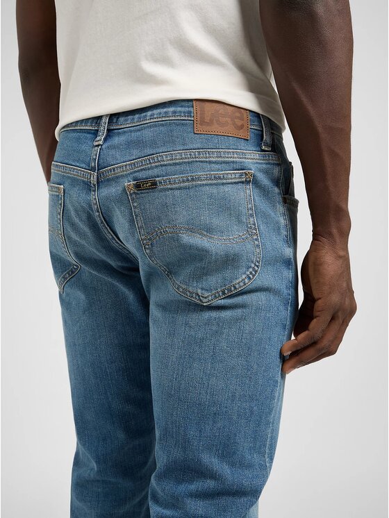 Lee Lee Jeansy RIDER Niebieski Slim Fit