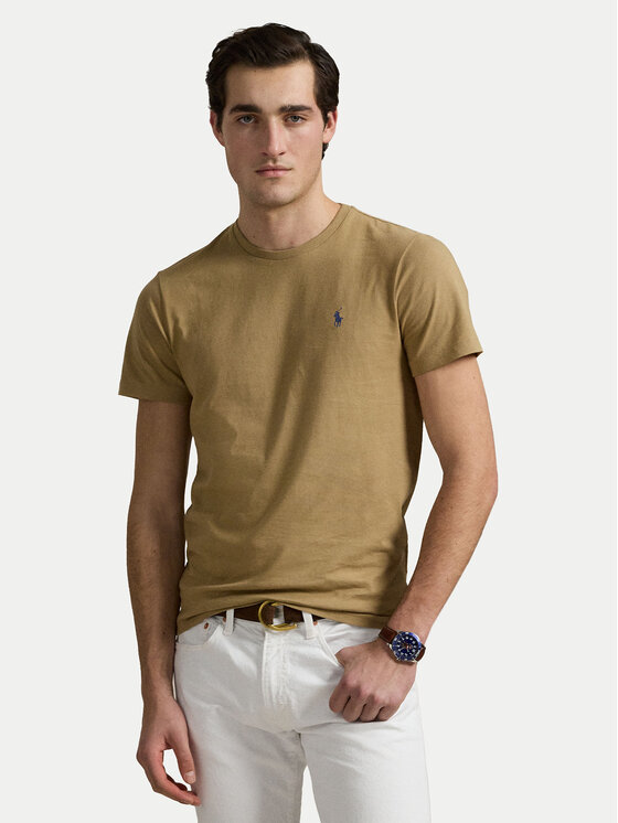 Polo Ralph Lauren Polo Ralph Lauren Tricou 710671438429 Bej Custom Slim Fit