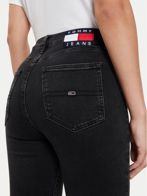 Tommy Jeans Tommy Jeans Jeansy Sylvia DW0DW16001 Czarny Skinny Fit