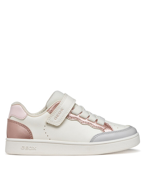 Geox Geox Sneakersy J Eclyper Girl J65LRB 054AJ C0406 M Bílá