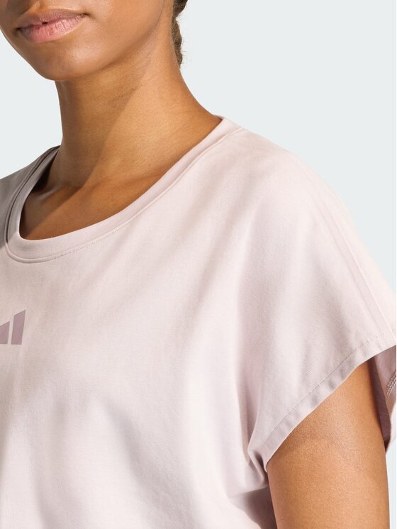 adidas adidas Koszulka techniczna 162228 Fioletowy Loose Fit