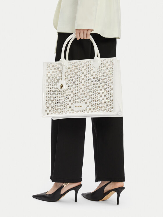 Badura Badura Handtasche WENN-02 Weiß
