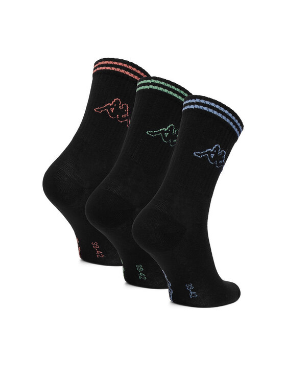 Kappa Kappa Dolge nogavice CEO_KR_KAPPA_ 006_W_AW25 Črna