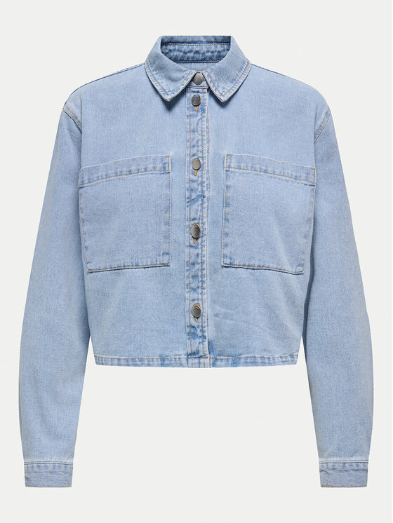 JDY JDY Teksajakk Marly 15338847 Sinine Oversize