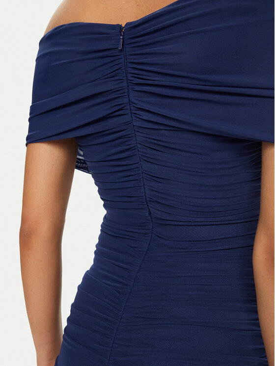 BARDOT BARDOT Sukienka koktajlowa 59756DB Niebieski Slim Fit