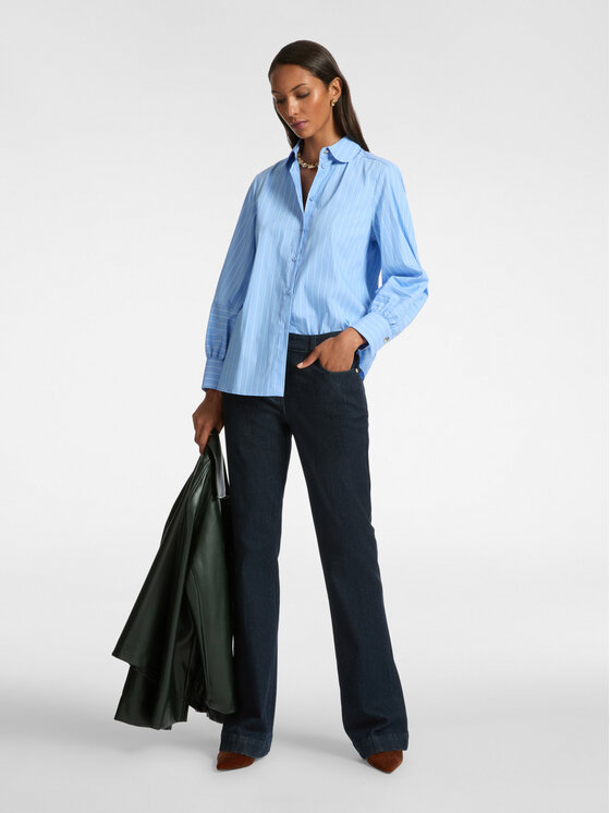 Elena Mirò Elena Mirò Camicia 5157P100223N001 Turchese Regular Fit