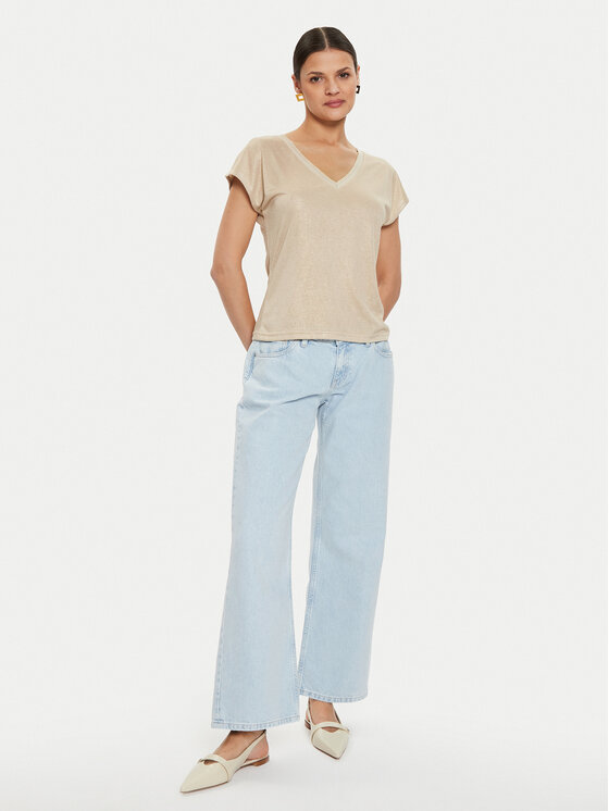 Morgan Morgan T-shirt 241-DAGA Beige Regular Fit