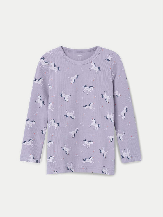 NAME IT NAME IT Piżama 13221101 Fioletowy Regular Fit