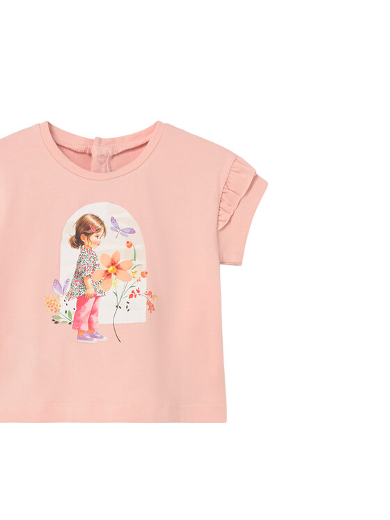 Mayoral Mayoral T-Shirt 1080 Rosa Regular Fit