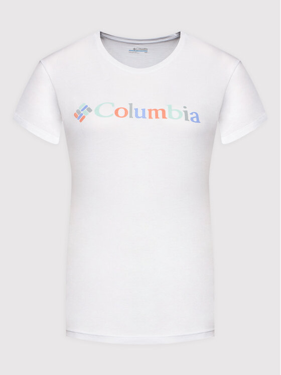 Columbia Columbia Marškinėliai Trek™ Graphic 1992134 Balta Regular Fit