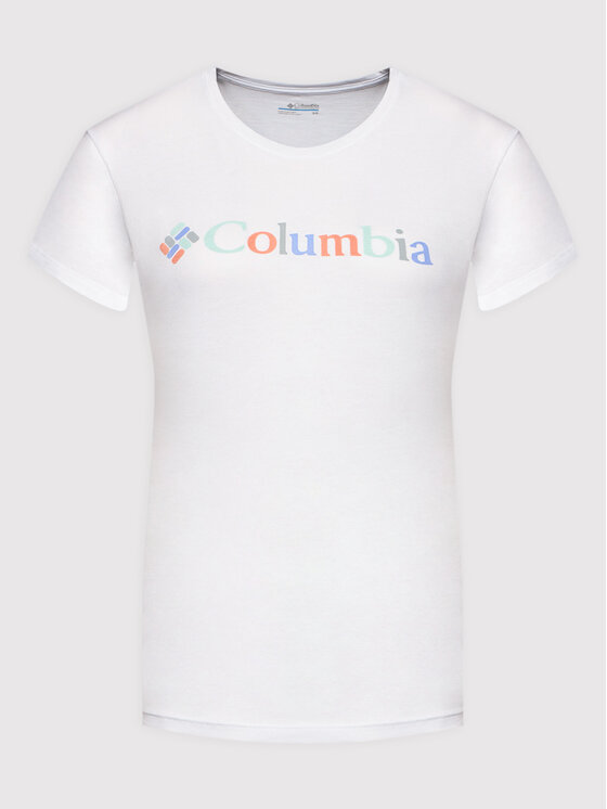 Columbia Columbia Tričko Trek™ Graphic 1992134 Biela Regular Fit