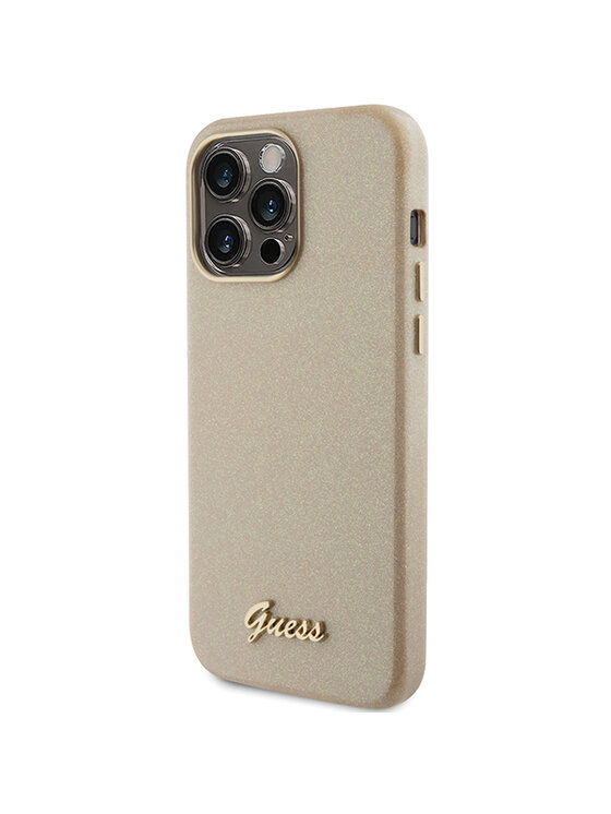 Guess Guess Etui na telefon iPhone 15 Pro Max Złoty