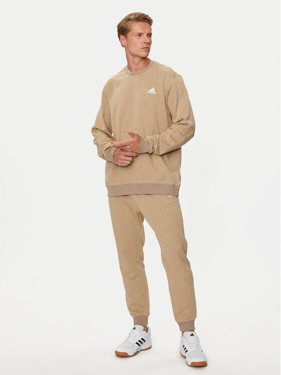 adidas adidas Bluza Seasonal Essentials IY6613 Beżowy Regular Fit