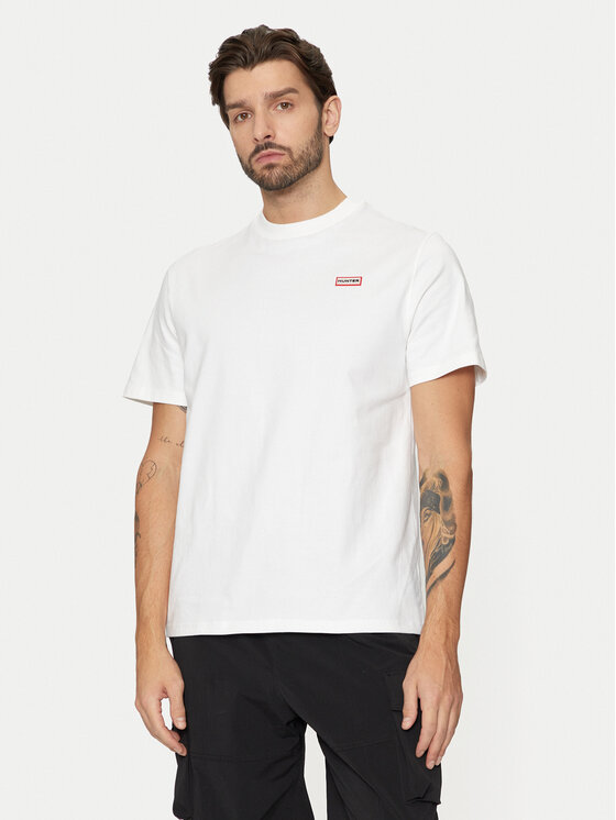 Hunter Hunter Tricou HARM0039242 Alb Regular Fit