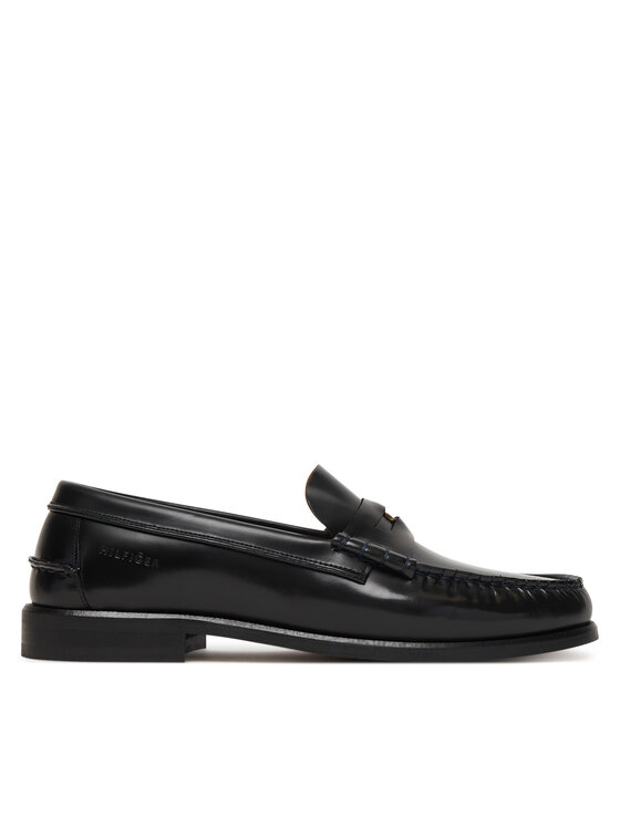 Tommy Hilfiger Tommy Hilfiger Мокасини Hilfiger Penny Patent Lth Loafer FM0FM05687 Cиній