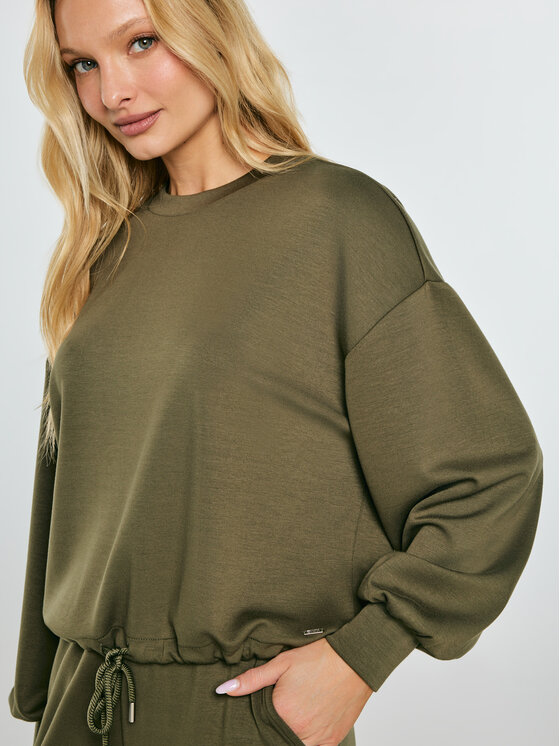 BIG STAR BIG STAR Bluza LUNARA Zielony Comfort Fit