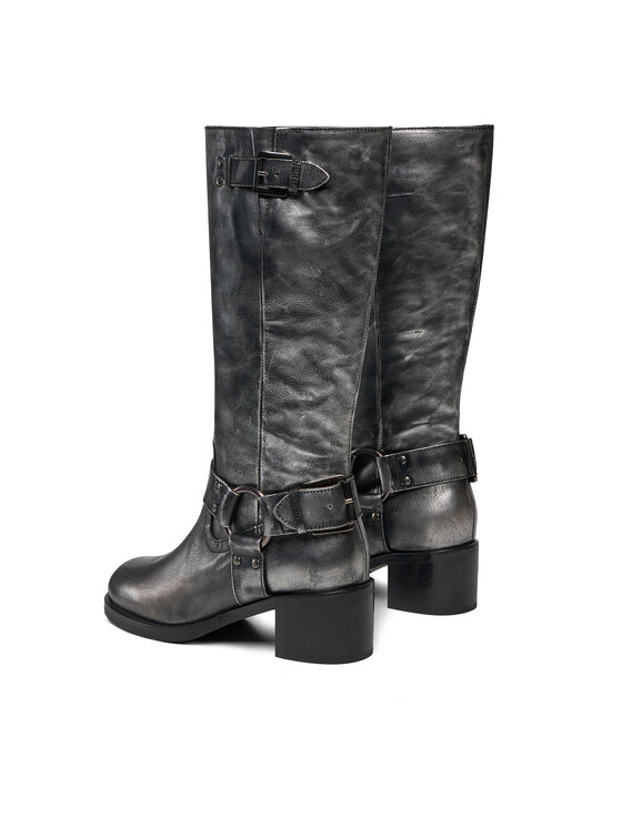 Bronx Bronx Zimske čizme High boots 14291-M Crna