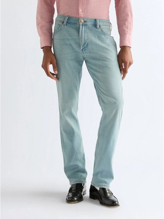 Wrangler Wrangler Jeansy GREENSBORO Niebieski Straight Leg