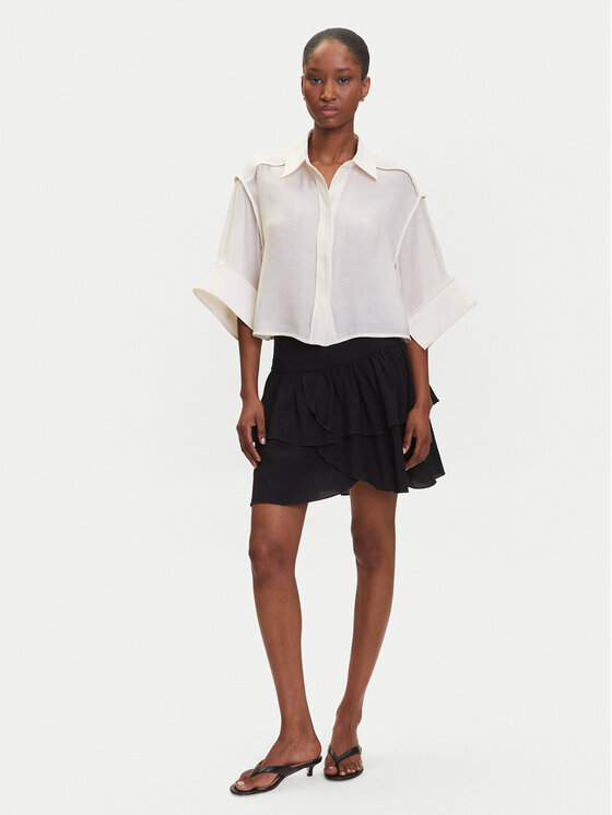 Vero Moda Vero Moda Miniszoknya Clara 10336425 Fekete Regular Fit