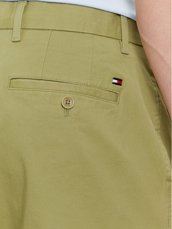 Tommy Hilfiger Tommy Hilfiger Szorty materiałowe Brooklyn MW0MW23563 Zielony Regular Fit