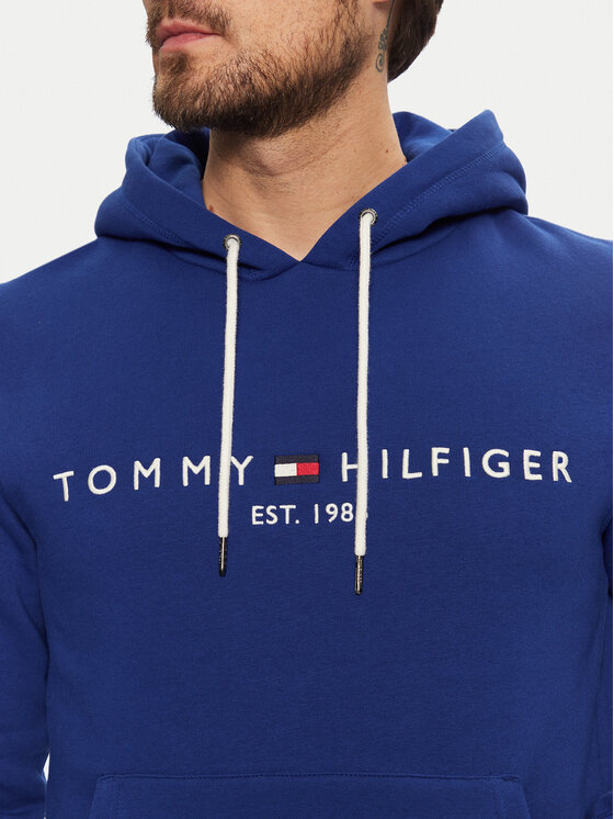 Tommy Hilfiger Tommy Hilfiger Bluza Logo MW0MW11599 Niebieski Regular Fit