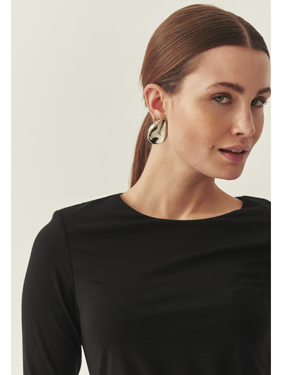 TATUUM Tatuum Úpletové šaty KOMA Černá Slim Fit