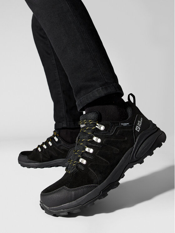 Jack Wolfskin Jack Wolfskin Bakancs Refugio Texapore Low M 4049851 Fekete