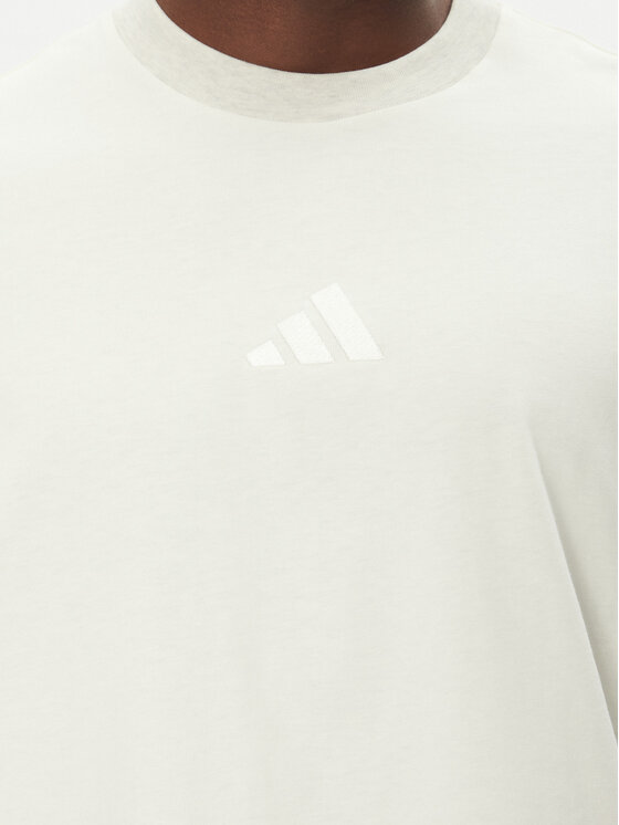 adidas adidas T-Shirt ALL SZN Colorblock JJ3679 Biały Loose Fit