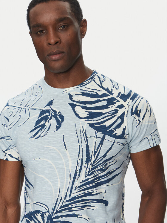 INDICODE INDICODE Tričko Intribe 41-140 Modrá Regular Fit
