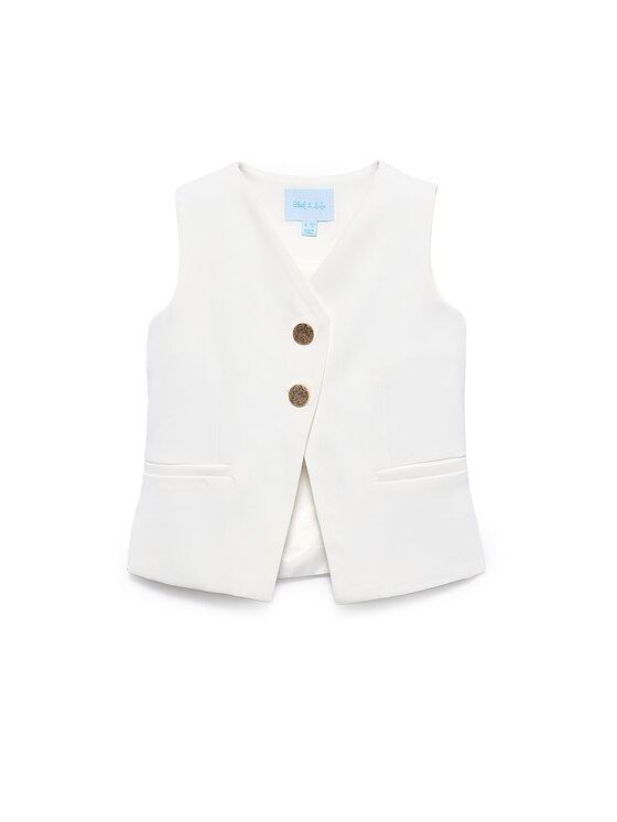 Abel & Lula Abel & Lula Жилет 5176 Білий Regular Fit