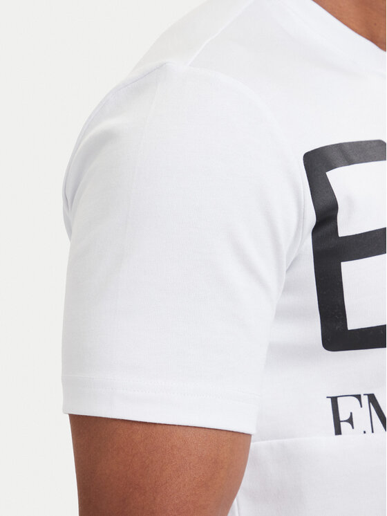 EA7 Emporio Armani EA7 Emporio Armani T-krekls 7M002200 AF27188 U0002 Balts Regular Fit