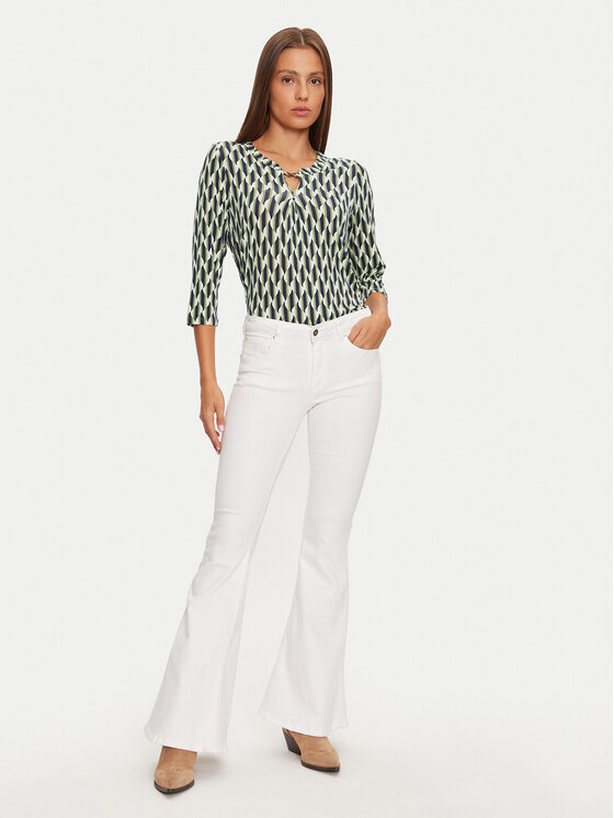 Olsen Olsen Bluzka 11104899 Zielony Regular Fit