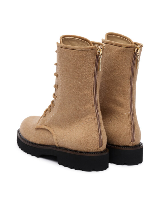 Max Mara Max Mara Trzewiki Bakerzipwk 2524796012600 Brązowy