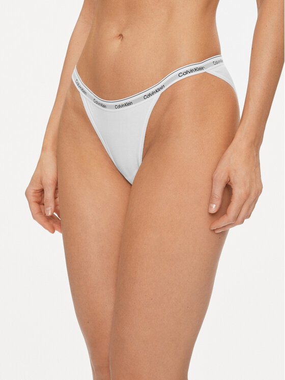 Calvin Klein Underwear Klasické nohavičky 000QD5215E Biela