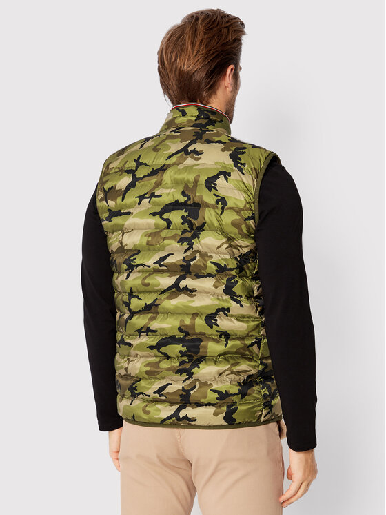 Tommy Hilfiger Tommy Hilfiger Vestă MW0MW18762 Verde Regular Fit