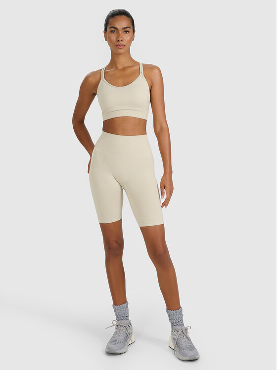 4F 4F Szorty sportowe MULTI ACTIVE Beżowy Slim Fit