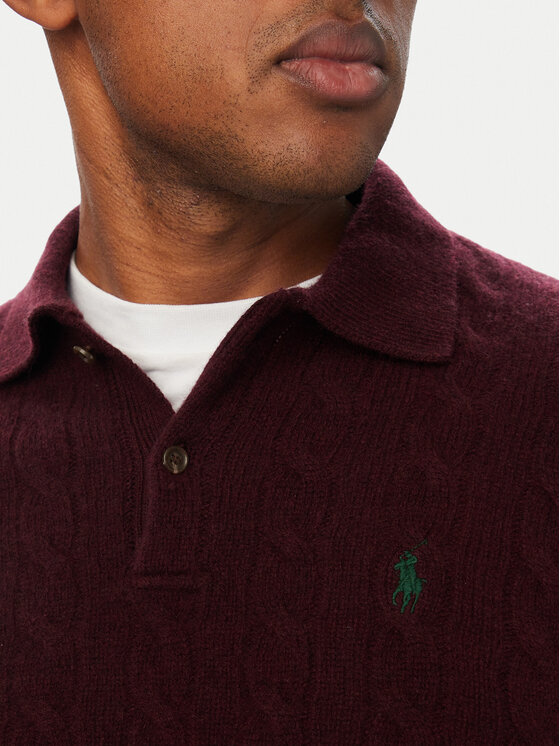 Polo Ralph Lauren Polo Ralph Lauren Pulover 710974165500 Vișiniu Regular Fit