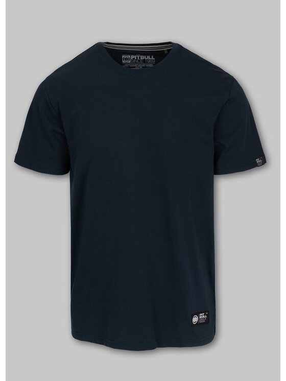 PITBULL PITBULL T-Shirt Koszulka No Logo 20 3XL Granatowy Regular Fit