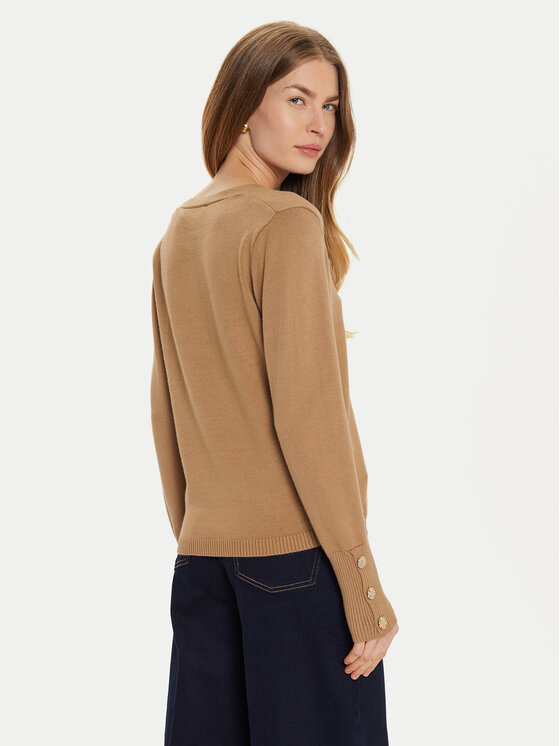 Morgan Morgan Pulover 242-MGOLD Bej Regular Fit
