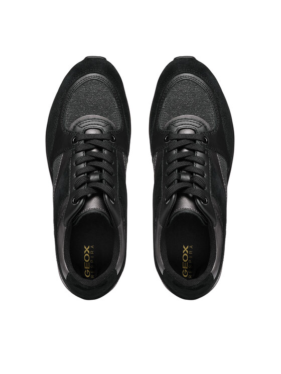 Geox Geox Tenisice D Zosma D368LA 0LY22 C9999 Crna